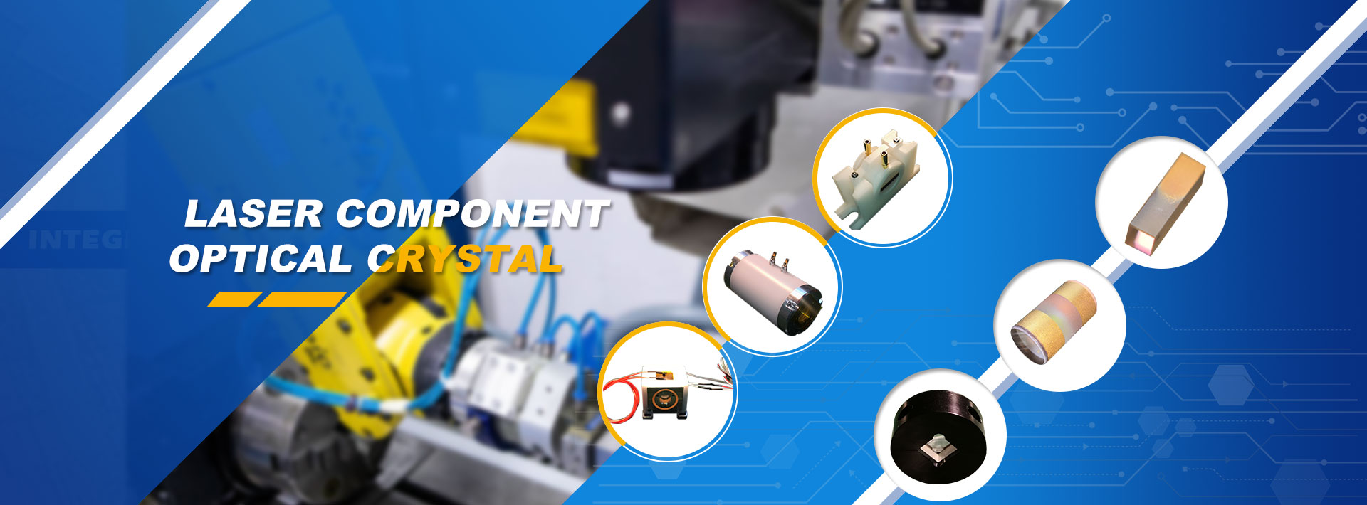 کارخانه کریستال نوری قطعات لیزری پیشرفته عمده فروشی